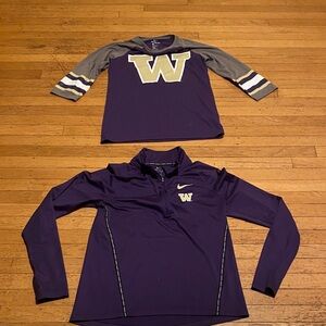 Nike women’s university of Washington Husky gear size small